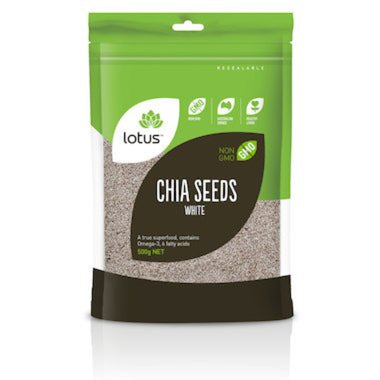 LOTUS Chia Seeds White 500g - Go Vita Burwood