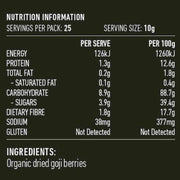 LOTUS Goji Berries Organic 250g - Go Vita Burwood