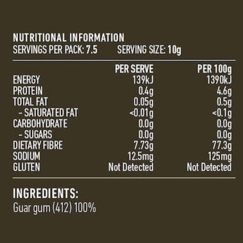 LOTUS Guar Gum 75g - Go Vita Burwood