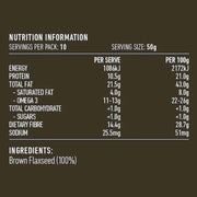 LOTUS Linseed (Flaxseed) Brown 500g - Go Vita Burwood