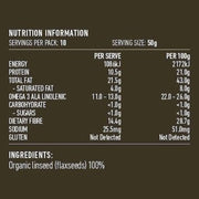 LOTUS Linseed (Flaxseed) Golden Organic 500g - Go Vita Burwood