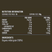 LOTUS Millet Hulled Organic 500g - Go Vita Burwood