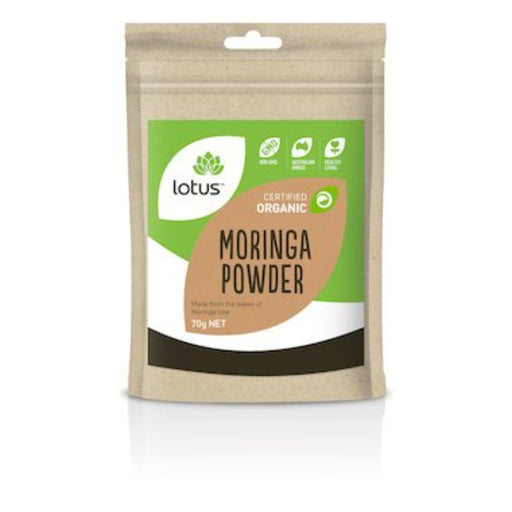 LOTUS Moringa Powder Organic 70g - Go Vita Burwood