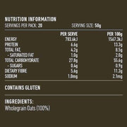 LOTUS Oats Rolled Traditional Creamy Style Organic 1kg - Go Vita Burwood