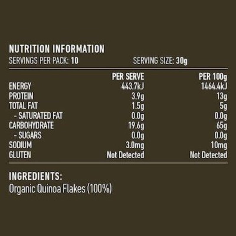 LOTUS Quinoa Flakes Organic 300g - Go Vita Burwood