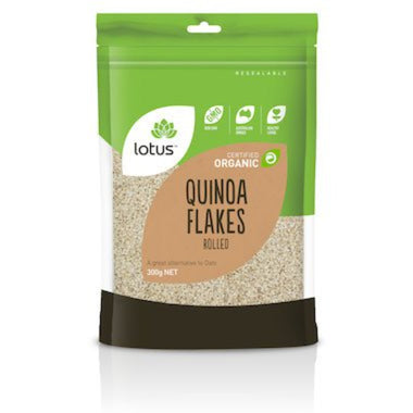 LOTUS Quinoa Flakes Organic 300g - Go Vita Burwood