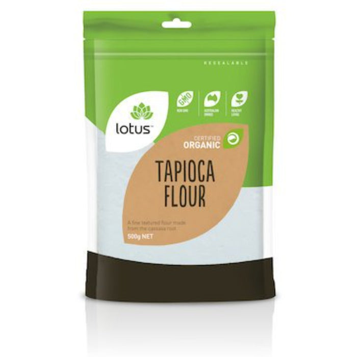 LOTUS Tapioca Flour Organic 500g - Go Vita Burwood