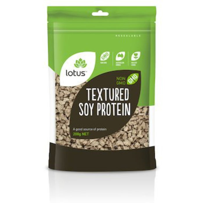 LOTUS Textured Soy Protein (TVP) 200g - Go Vita Burwood