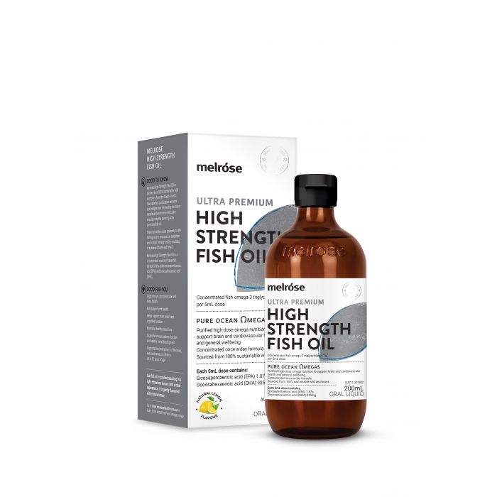 MELROSE High Strength Fish Oil 200mL - Go Vita Burwood