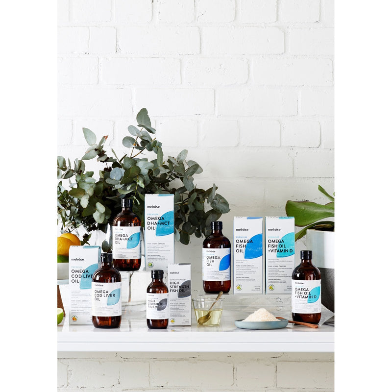 MELROSE Omega Cod Liver Oil 500ml - Go Vita Burwood