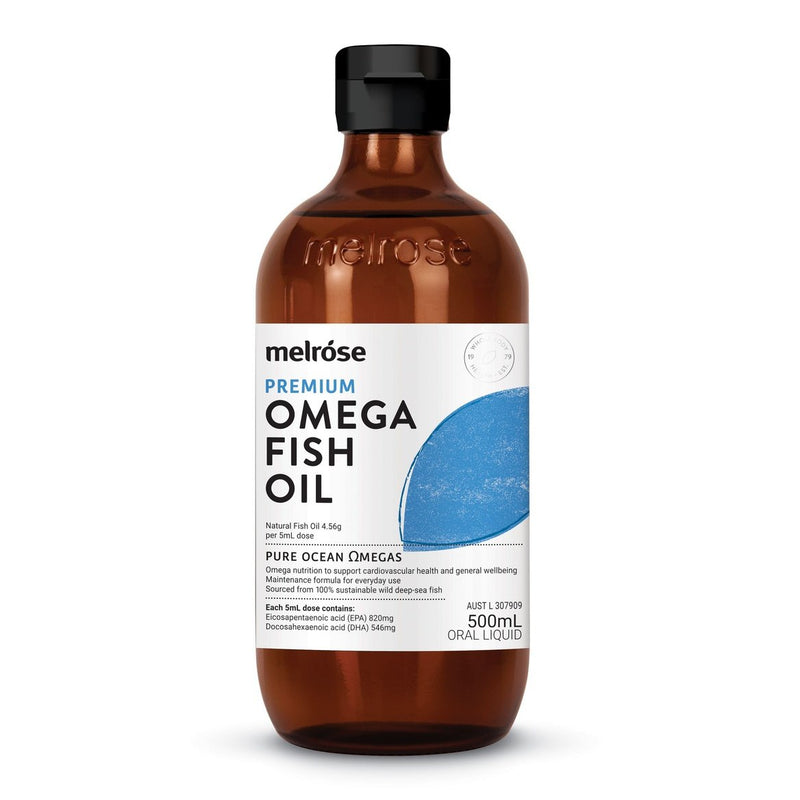 MELROSE Omega Fish Oil 500mL - Go Vita Burwood
