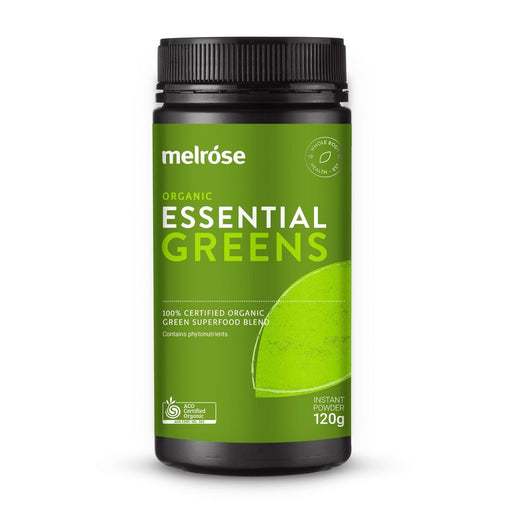 MELROSE Organic Essential Greens 120g - Go Vita Burwood