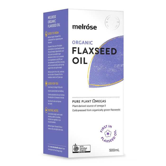 MELROSE Organic Flaxseed Oil - Go Vita Burwood