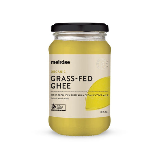 MELROSE Organic Grass-Fed Ghee 325ml - Go Vita Burwood