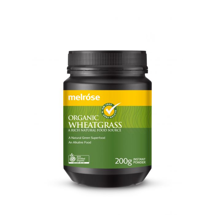 MELROSE Organic Wheatgrass Powder 200g - Go Vita Burwood