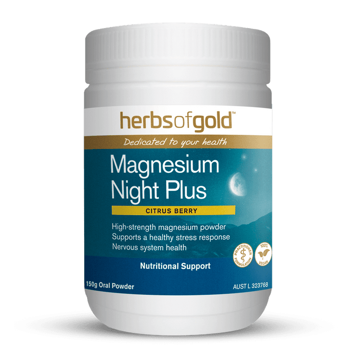 HERBS OF GOLD Magnesium Night Plus - Go Vita Burwood
