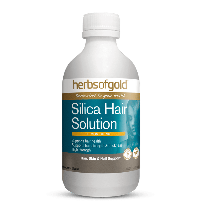 HERBS OF GOLD Silica Hair Solution 500Ml - Go Vita Burwood