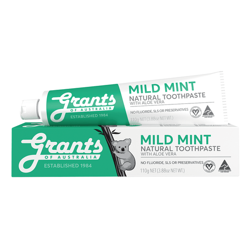 GRANTS Toothpaste Mild Mint - Go Vita Burwood