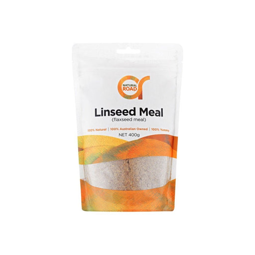 NATURAL ROAD LINSEED (FLAX) MEAL 400g - Go Vita Burwood