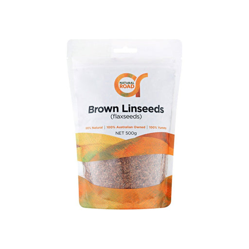 NATURAL ROAD LINSEED (FLAXSEED) 500g - Go Vita Burwood