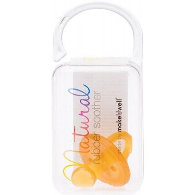 NATURAL RUBBER SOOTHERS Soother Small Orthodontic (0 - 6 Mths) 1 - Go Vita Burwood