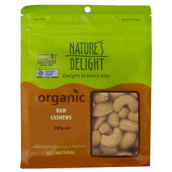 NATURE'S DELIGHT Raw Cashews - Go Vita Burwood