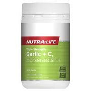 NUTRA LIFE Garlic+ C Horseradish - Go Vita Burwood