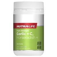 NUTRA LIFE Garlic+ C Horseradish - Go Vita Burwood