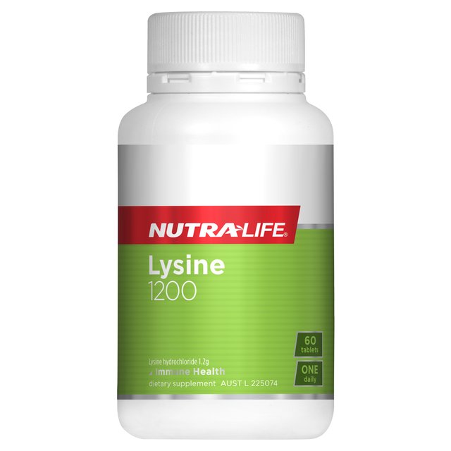 NUTRA LIFE L-Lysine 1200 - Go Vita Burwood