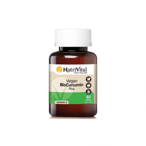 NUTRIVITAL Biocurcumin Plus - Vegan - Go Vita Burwood