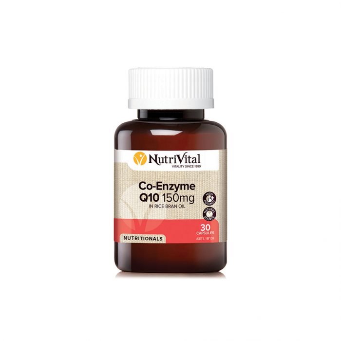 NUTRIVITAL CoEnzyme Q10 150mg - Go Vita Burwood