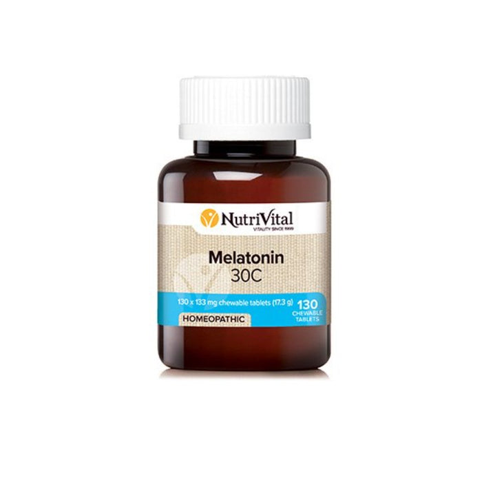 NUTRIVITAL Melatonin 130mg 30 Caps - Go Vita Burwood