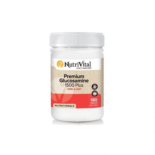 NUTRIVITAL Premium Glucosamine 1500 Plus 180t - Go Vita Burwood