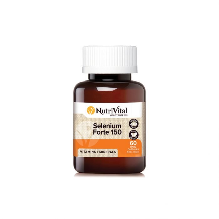 NUTRIVITAL Selenium Forte 60 Caps - Go Vita Burwood