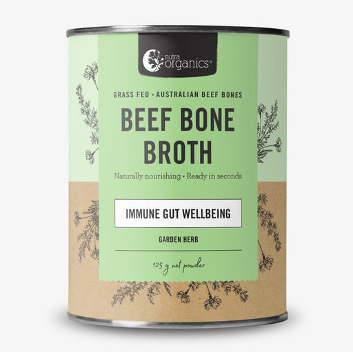 NUTRA ORGANICS Beef Bone Broth Garden Herb 125g - Go Vita Burwood