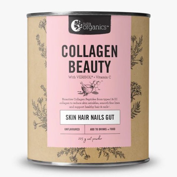 NUTRA ORGANICS Collagen Beauty with Verisol plus Vitamin C Skin Hair Nails Unflavoured