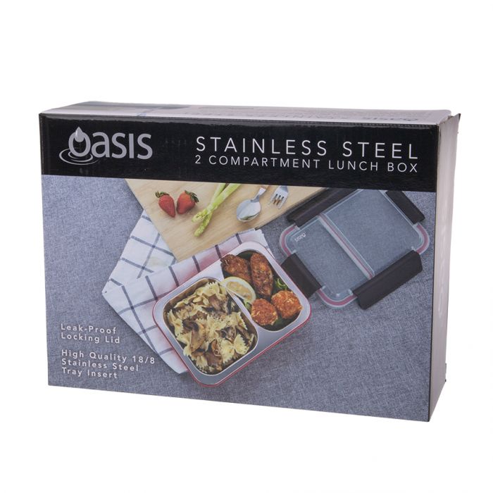 OASIS 2 Compartment Lunch Box - Go Vita Burwood
