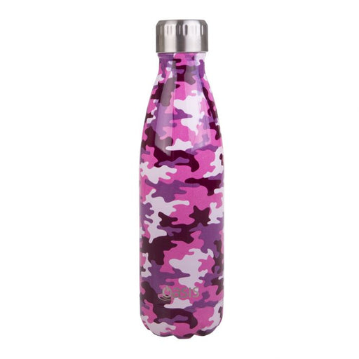 OASIS Drink Bottle Camo Pink - Go Vita Burwood