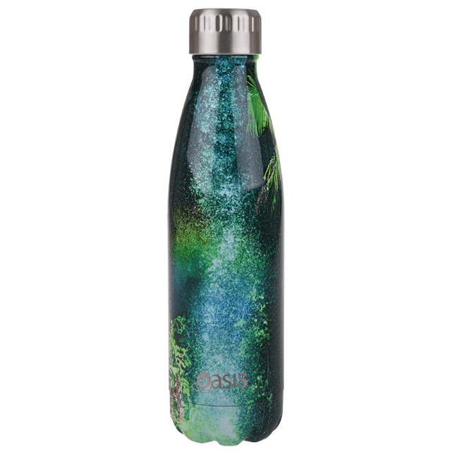OASIS S/S DOUBLE WALL INSULATED DRINK BOTTLE 500ML - RAINFOREST - Go Vita Burwood
