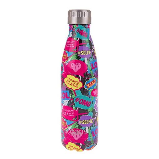 OASIS S/S DOUBLE WALL INSULATED DRINK BOTTLE 500ML - YOUTH CULTURE - Go Vita Burwood