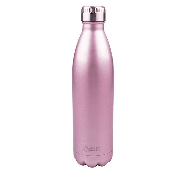 OASIS S/S DOUBLE WALL INSULATED DRINK BOTTLE 750ML - BLUSH - Go Vita Burwood