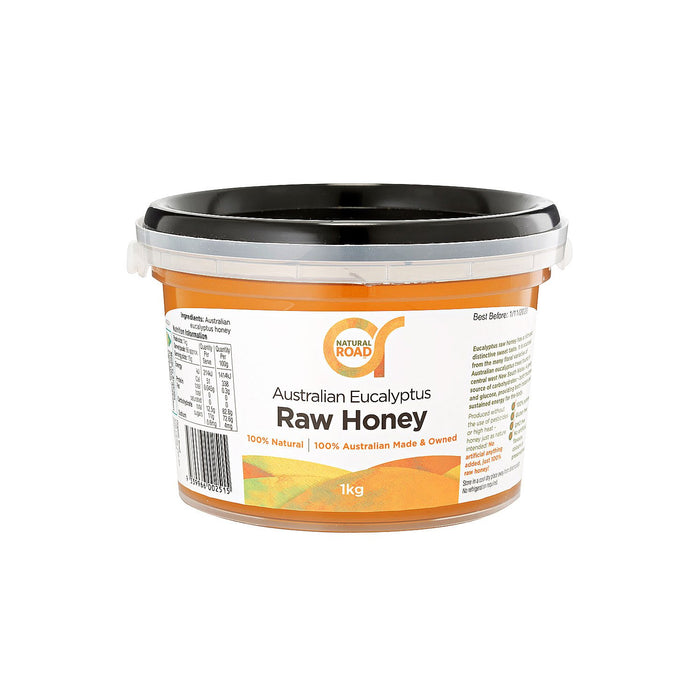 ORGANIC ROAD Cert Org Raw Honey 1kg - Go Vita Burwood