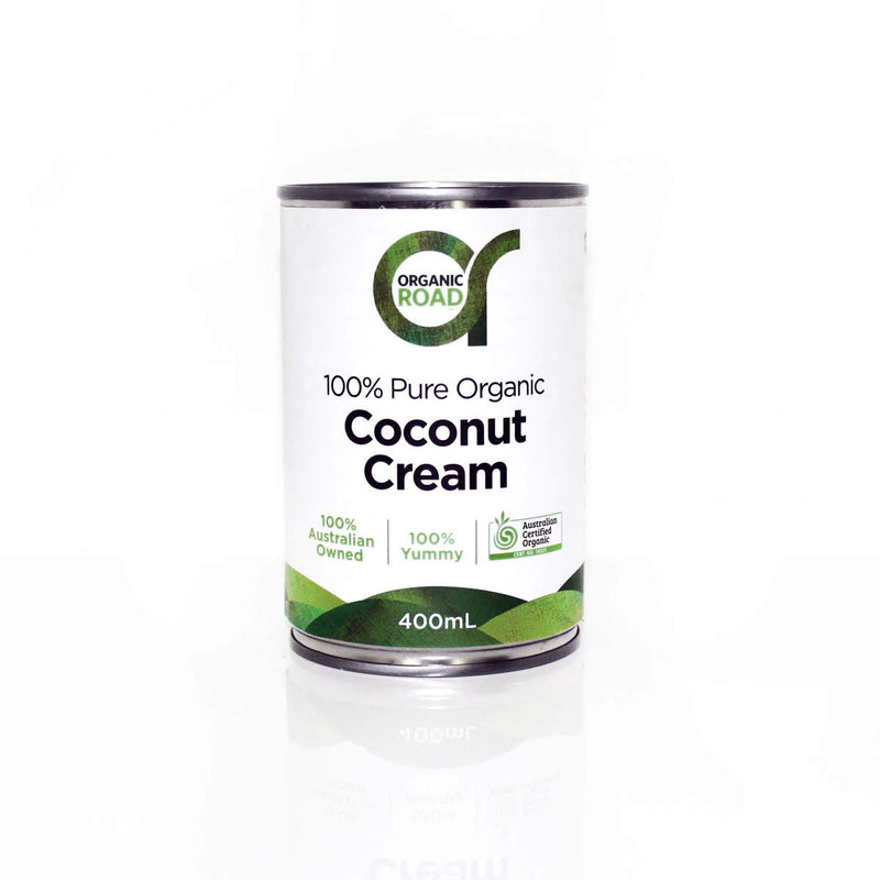 ORGANIC ROAD Coconut Cream 400ml - Go Vita Burwood