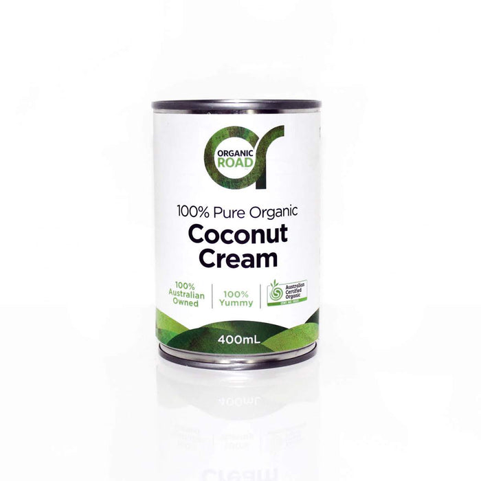 ORGANIC ROAD Coconut Cream 400ml - Go Vita Burwood
