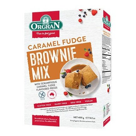 ORGRAN CARAMEL BROWNIE - Go Vita Burwood