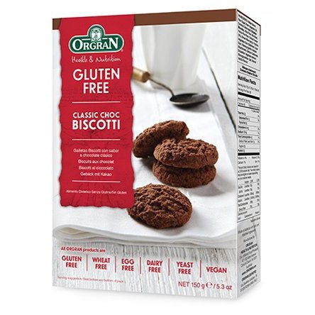 ORGRAN CLASSIC CHOC BISCOTTI - Go Vita Burwood