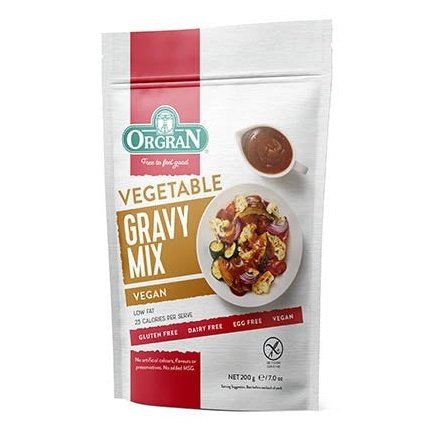 ORGRAN Vegetable Gravy Mix Pouch 200g - Go Vita Burwood