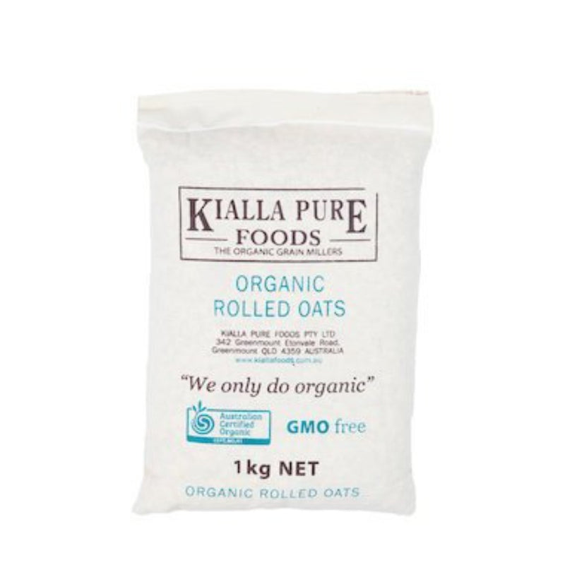 KIALLA Oats Rolled Organic 1kg - Go Vita Burwood
