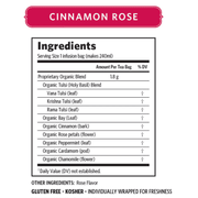 ORGANIC INDIA Tulsi Cinnamon Rose 25 TB - Go Vita Burwood