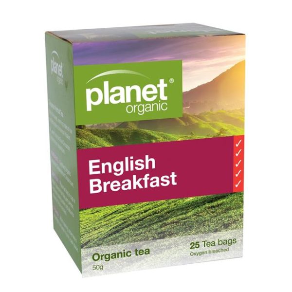 PLANET ORGANIC ENGLISH BREAKFAST 25s - Go Vita Burwood